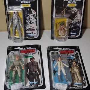 NEW Kenner Star Wars Empire Strikes Back 40th Anniversary Action Figures (4 pk)